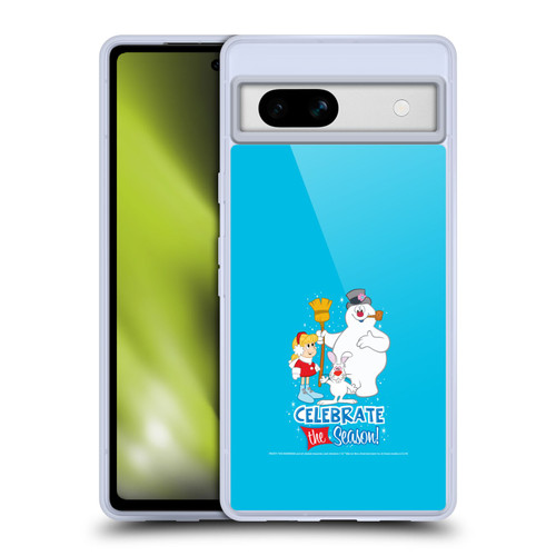 Frosty the Snowman Movie Key Art Celebrate Soft Gel Case for Google Pixel 7a