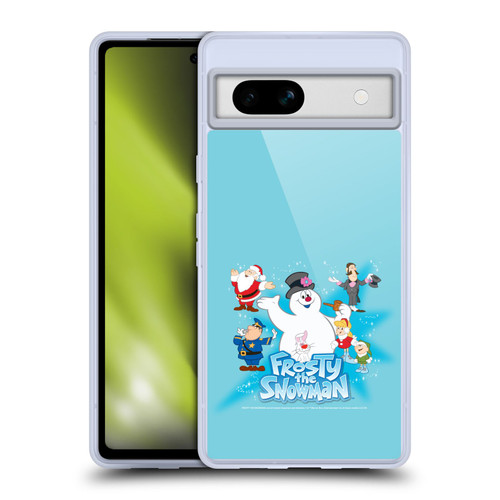 Frosty the Snowman Movie Key Art Group Soft Gel Case for Google Pixel 7a