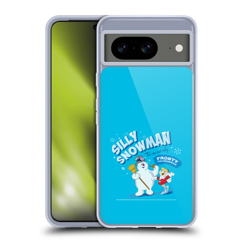 Frosty the Snowman Movie Key Art Silly Snowman Soft Gel Case for Google Pixel 8