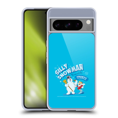 Frosty the Snowman Movie Key Art Silly Snowman Soft Gel Case for Google Pixel 8 Pro