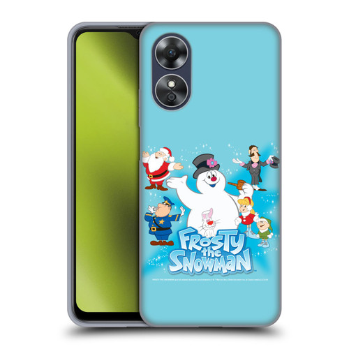 Frosty the Snowman Movie Key Art Group Soft Gel Case for OPPO A17