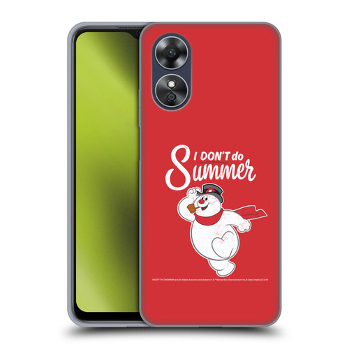 Frosty the Snowman Movie Key Art I Don't Do Summer Soft Gel Case for OPPO A17