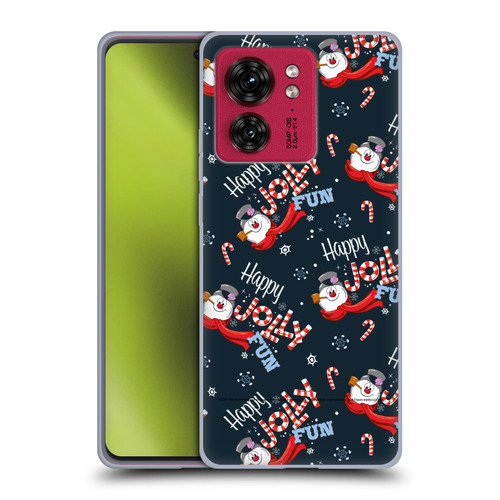 Frosty the Snowman Movie Patterns Pattern 7 Soft Gel Case for Motorola Moto Edge 40