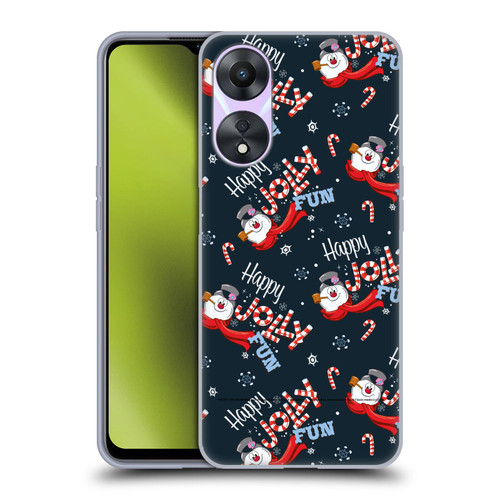 Frosty the Snowman Movie Patterns Pattern 7 Soft Gel Case for OPPO A78 4G