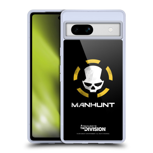 Tom Clancy's The Division Dark Zone Manhunt Logo Soft Gel Case for Google Pixel 7a