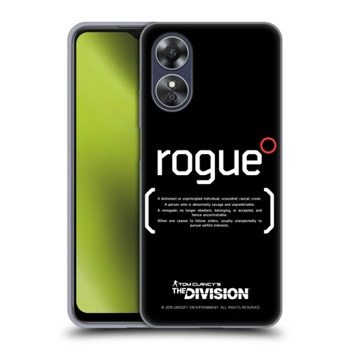 Tom Clancy's The Division Dark Zone Rouge 1 Soft Gel Case for OPPO A17