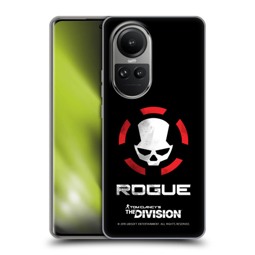 Tom Clancy's The Division Dark Zone Rouge Logo Soft Gel Case for OPPO Reno10 5G / Reno10 Pro 5G