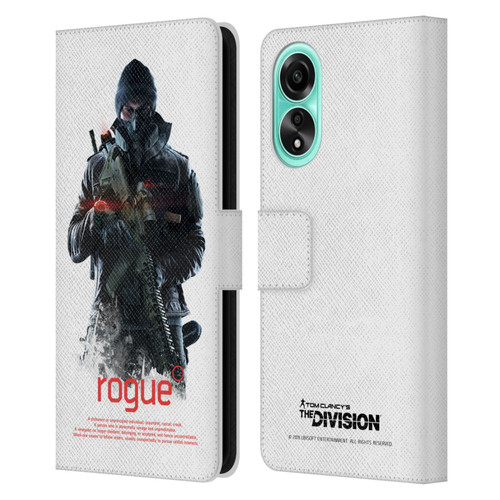 Tom Clancy's The Division Dark Zone Rouge 2 Leather Book Wallet Case Cover For OPPO A78 5G