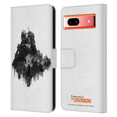 Tom Clancy's The Division Factions Last Man Batallion Leather Book Wallet Case Cover For Google Pixel 7a