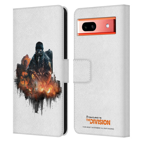 Tom Clancy's The Division Factions Cleaners Leather Book Wallet Case Cover For Google Pixel 7a