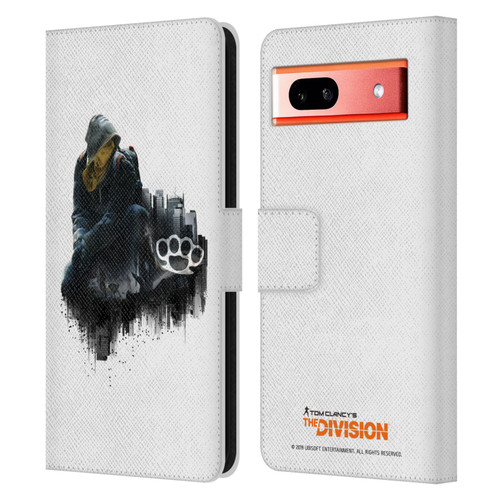 Tom Clancy's The Division Factions Rioters Leather Book Wallet Case Cover For Google Pixel 7a