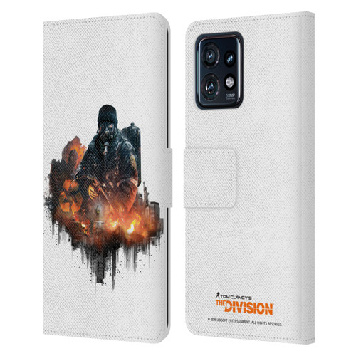 Tom Clancy's The Division Factions Cleaners Leather Book Wallet Case Cover For Motorola Moto Edge 40 Pro