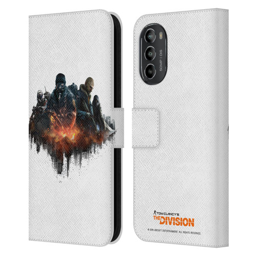 Tom Clancy's The Division Factions Group Leather Book Wallet Case Cover For Motorola Moto G82 5G
