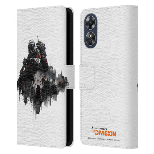 Tom Clancy's The Division Factions Last Man Batallion Leather Book Wallet Case Cover For OPPO A17
