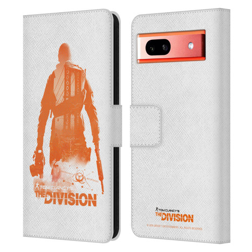 Tom Clancy's The Division Key Art Character 3 Leather Book Wallet Case Cover For Google Pixel 7a