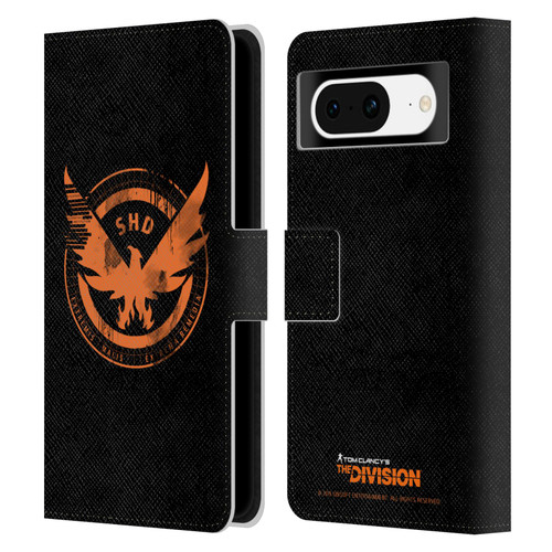 Tom Clancy's The Division Key Art Logo Black Leather Book Wallet Case Cover For Google Pixel 8