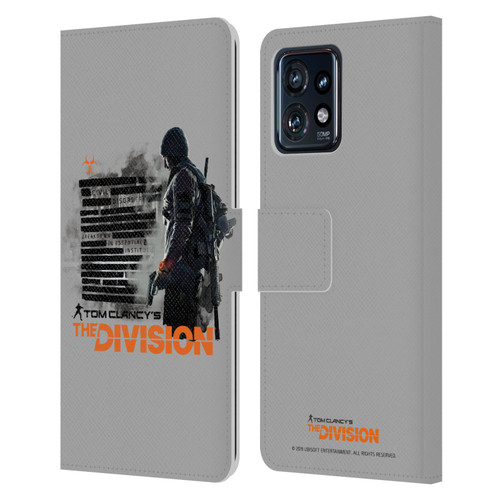 Tom Clancy's The Division Key Art Character Leather Book Wallet Case Cover For Motorola Moto Edge 40 Pro