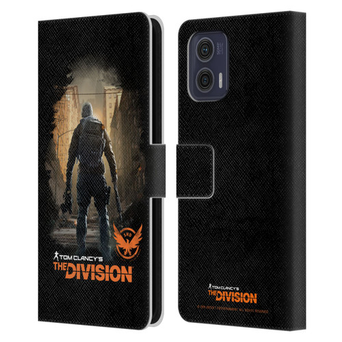 Tom Clancy's The Division Key Art Character 2 Leather Book Wallet Case Cover For Motorola Moto G73 5G