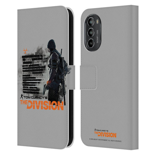 Tom Clancy's The Division Key Art Character Leather Book Wallet Case Cover For Motorola Moto G82 5G