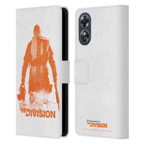 Tom Clancy's The Division Key Art Character 3 Leather Book Wallet Case Cover For OPPO A17