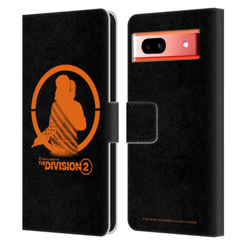 Tom Clancy's The Division 2 Characters Female Agent Leather Book Wallet Case Cover For Google Pixel 7a