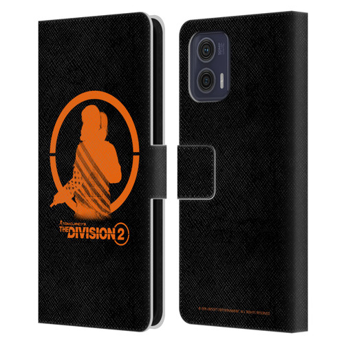 Tom Clancy's The Division 2 Characters Female Agent Leather Book Wallet Case Cover For Motorola Moto G73 5G