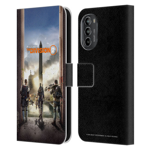 Tom Clancy's The Division 2 Characters Key Art Leather Book Wallet Case Cover For Motorola Moto G82 5G