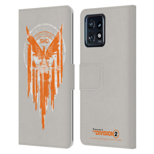 Tom Clancy's The Division 2 Key Art Phoenix Capitol Building Leather Book Wallet Case Cover For Motorola Moto Edge 40 Pro