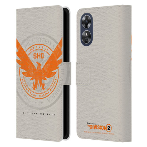 Tom Clancy's The Division 2 Key Art Phoenix US Seal Leather Book Wallet Case Cover For OPPO A17