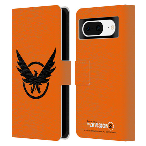 Tom Clancy's The Division 2 Logo Art Phoenix 2 Leather Book Wallet Case Cover For Google Pixel 8