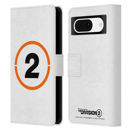 Tom Clancy's The Division 2 Logo Art Ring 2 Leather Book Wallet Case Cover For Google Pixel 8