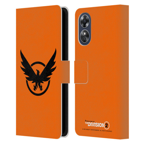Tom Clancy's The Division 2 Logo Art Phoenix 2 Leather Book Wallet Case Cover For OPPO A17