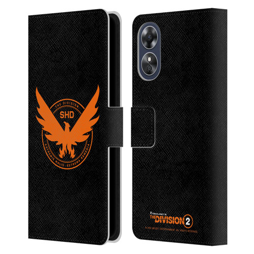 Tom Clancy's The Division 2 Logo Art Phoenix Leather Book Wallet Case Cover For OPPO A17