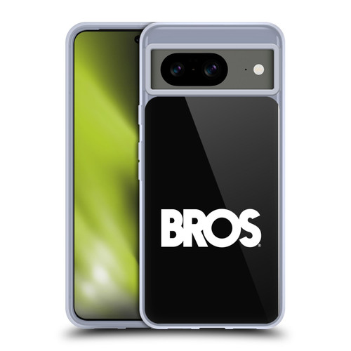 BROS Logo Art Text Soft Gel Case for Google Pixel 8