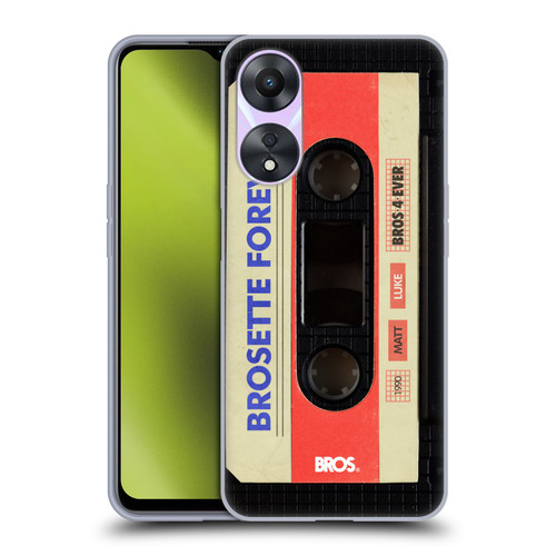 BROS Vintage Cassette Tapes Brosette Forever Soft Gel Case for OPPO A78 5G