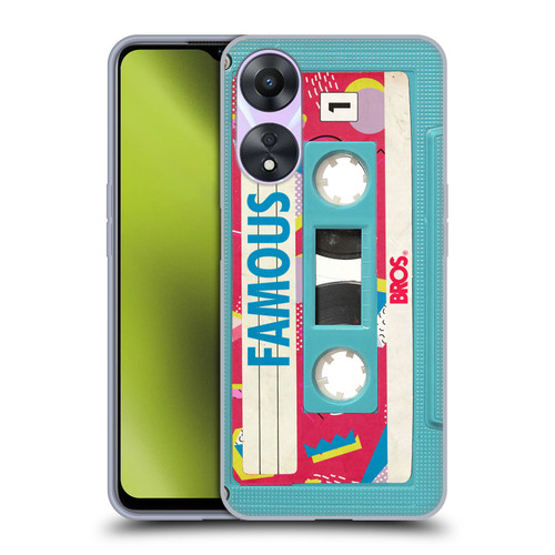 BROS Vintage Cassette Tapes When Will I Be Famous Soft Gel Case for OPPO A78 5G