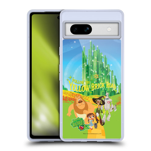 Dorothy and the Wizard of Oz Graphics Yellow Brick Road Soft Gel Case for Google Pixel 7a