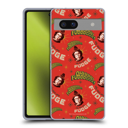 A Christmas Story Composed Art Alfie Pattern Soft Gel Case for Google Pixel 7a