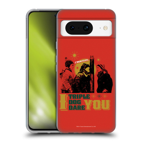 A Christmas Story Composed Art Triple Dog Dare Soft Gel Case for Google Pixel 8