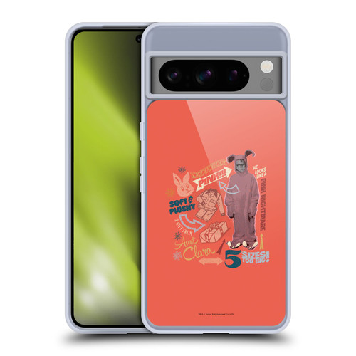 A Christmas Story Composed Art Pink Nightmare Soft Gel Case for Google Pixel 8 Pro