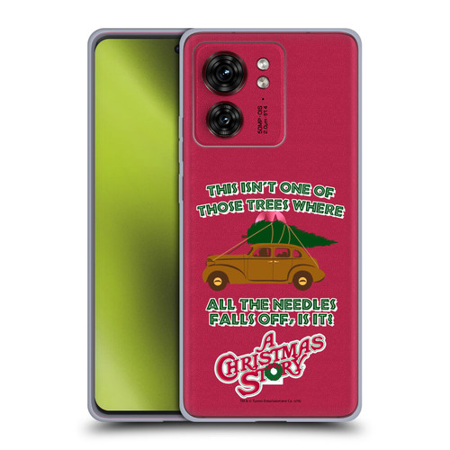 A Christmas Story Graphics Car And Pine Tree Soft Gel Case for Motorola Moto Edge 40