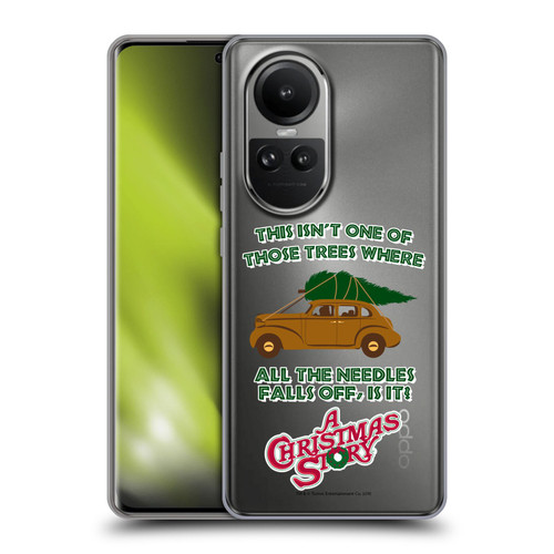A Christmas Story Graphics Car And Pine Tree Soft Gel Case for OPPO Reno10 5G / Reno10 Pro 5G