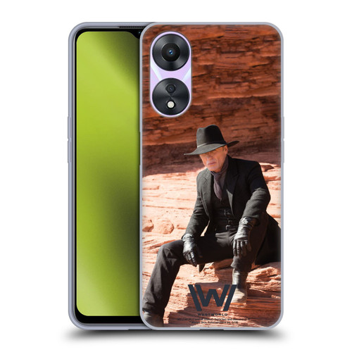 Westworld Characters Man In Black Soft Gel Case for OPPO A78 5G