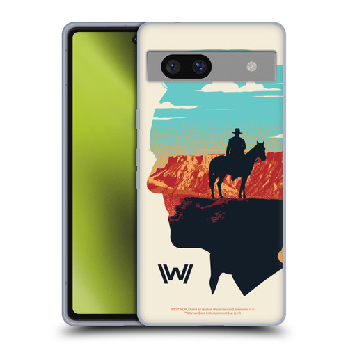 Westworld Graphics Ford And William Soft Gel Case for Google Pixel 7a