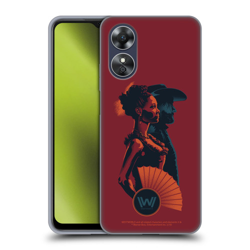 Westworld Graphics Maeve And Hector Soft Gel Case for OPPO A17