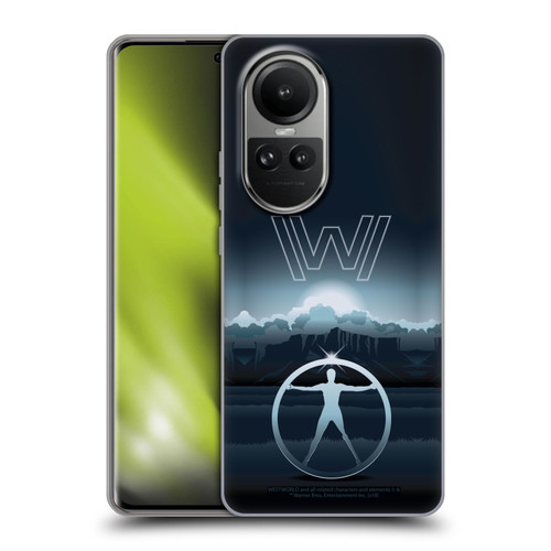 Westworld Graphics The Vitruvian Man Soft Gel Case for OPPO Reno10 5G / Reno10 Pro 5G