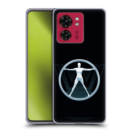 Westworld Logos The Vitruvian Man Soft Gel Case for Motorola Moto Edge 40