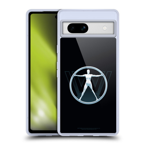 Westworld Logos The Vitruvian Man Soft Gel Case for Google Pixel 7a