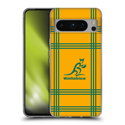 Australia National Rugby Union Team Crest Tartan Soft Gel Case for Google Pixel 8 Pro
