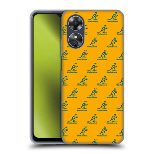 Australia National Rugby Union Team Crest Pattern Soft Gel Case for OPPO A17